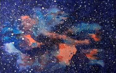 Live with Livy - Watercolor - The Galaxy with Vickie Booth