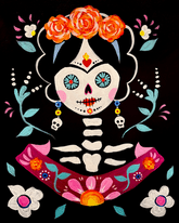 Celebrate Frida Custom Black Canvas thumbnail