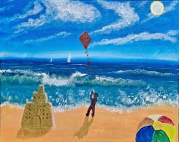 Summer Fun on Beach thumbnail