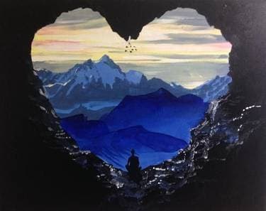 Undefended Heart - Paint Nite event in St. John's, NL