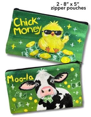 Funny Money - Chick and Cow - Paint and sip event at Mr Mike's Steak House Regina South in Regina, SK - PaintNite.com