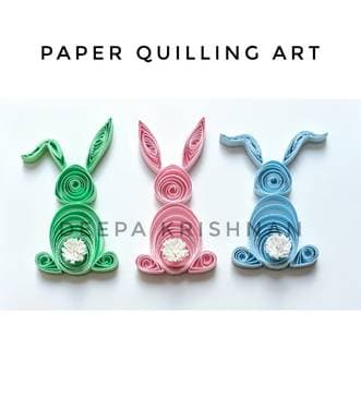 Bunny Besties - Paper Quilling with Deepa Krishnan