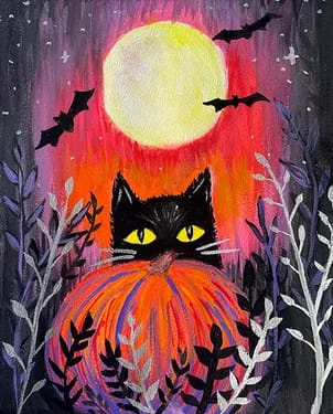 Watercolors for Halloween — Painting