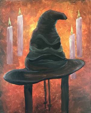Sorting Hat Potter Style - Paint and sip event at The Coup in Calgary , AB - PaintNite.com