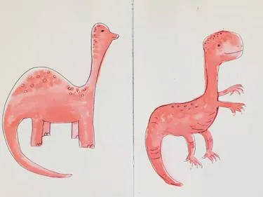 Paint Nite: Virtual Event: Two Kool Dinos — Painting