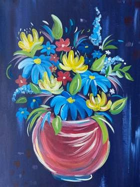 Sweet Springtime Bouquet - Paint Nite event in SCARBOROUGH, ON