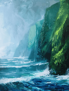 Emerald Irish Shores - Paint and sip event at Dave & Buster's Glendale in GLENDALE, AZ - PaintNite.com