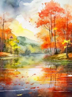 Watercolor Landscape — Painting