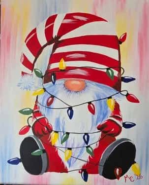 Tied up Christmas Gnome
