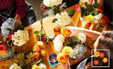 Flower Arranging- Seasonal Flowers Makers Choice - Paint and sip event at Oakdale Brewhouse in Oakdale, NY - PaintNite.com