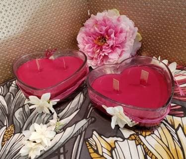 2 Valentine Heart Candles - Paint and sip event at Tacotarian in HENDERSON, NV - PaintNite.com