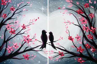 On Demand: Love Bird Dream Partner Painting with Wendy Anderson