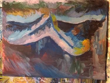 Astract Woman in deep thought - in portrait with Melody Gillespie