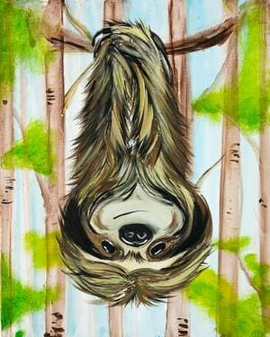 Slothing Around - Paint and sip event at ABC Country in Red Deer , AB - PaintNite.com