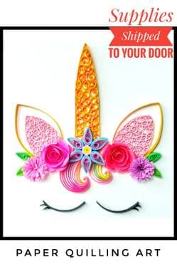 Paper Quilling - Unicorn (Supplies Included) with Deepa Krishnan