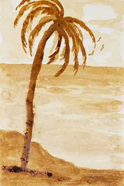 Paint Nite: Virtual Event: Beach-y Coffee — Painting