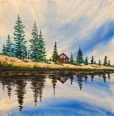 Nothing Else Matters - Paint and sip event at Cascade Grill At Jubitz in PORTLAND, OR - PaintNite.com