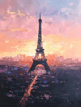 Paris Stole My Heart- Wanderlust Collection - Paint and sip event at Mountain Mike's Pizza in Napa, CA - PaintNite.com