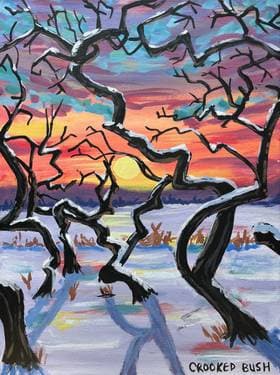 Crooked Bush - Hafford, Sk - Paint and sip event at The Tap - Regina in Regina, SK - PaintNite.com