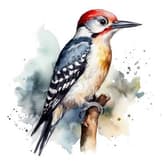 WATERCOLOR Woody Woodpecker thumbnail