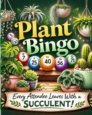 Plant Bingo - Paint and sip event at Kings Card Club in STOCKTON, CA - PaintNite.com