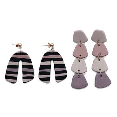 Craft Nite: Make Your Own Earrings - Marvelous Mauve - Paint and sip event at Crab Corner in Las Vegas, NV - PaintNite.com