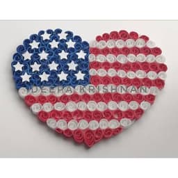 I Love USA - Paper Quilling thumbnail