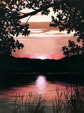 Riveredge Sunset - Paint and sip event at Bulwark Cider + Taproom in Halifax, NS - PaintNite.com
