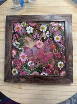 Flowerscapes on Glass Picture Frame thumbnail