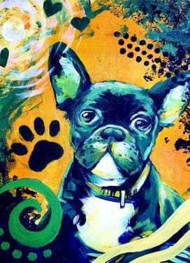Paint Your Pet: Pop Art! - Paint and sip event at Loulou Céramique in Montreal, QC - PaintNite.com