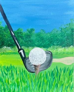 Gone Golfing - Paint and sip event at The Quarry in Edmonton, AB - PaintNite.com