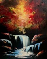 Autumn Forest Waterfall thumbnail