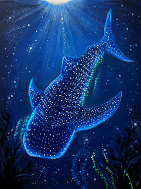Ocean Guardian - Paint Nite event in Roseville, CA