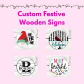 Custom Holiday Wooden Sign! thumbnail