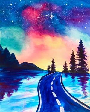 Road Trip Dreamer - Paint and sip event at Canadian Brewhouse in Richmond, BC - PaintNite.com