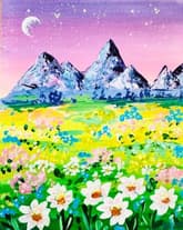 Spring Night Flower Field thumbnail
