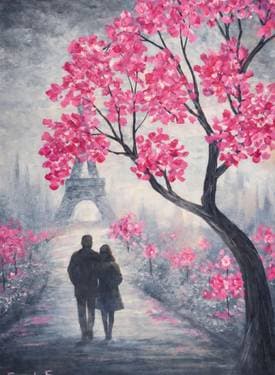 An Evening In Paris - Paint and sip event at Streets Pub and Grub in Sacramento, CA - PaintNite.com