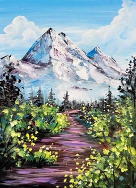 Bored Brewing - Magical Mountain Path — Painting