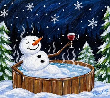 Snow Much Needed — Painting