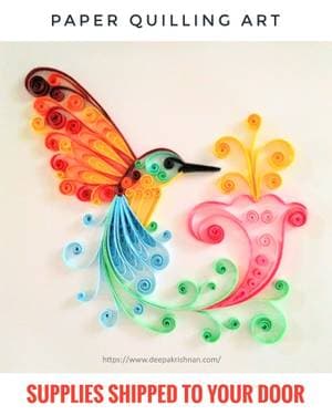 Paper Quilling - Hummingbird with Deepa Krishnan