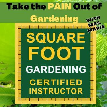 Easy Gardening The Square Foot Way with Anne Marie Washington