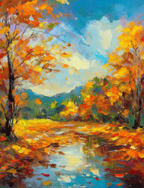 Autumn Impressionist Landscape - Paint and sip event at Annies sur le Lac in Sainte-Anne-de-Bellevue, QC - PaintNite.com
