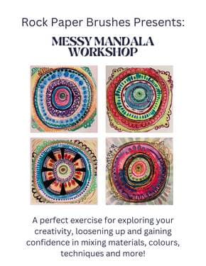 Messy Mandala - Paint and sip event at Brewsters in Airdrie, AB - PaintNite.com