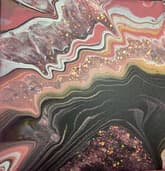 Acrylic pour Geode style thumbnail