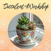 Succulent TeaCup Workshop thumbnail