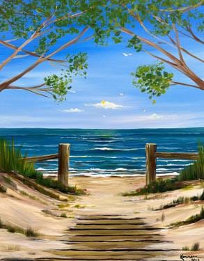 Paint Nite - Beach — Painting