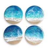 Ocean Beach Resin Coasters thumbnail
