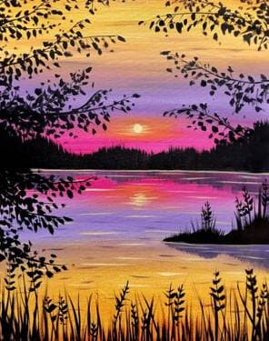Golden Lake - Paint and sip event at Boston Pizza Ancaster in Ancaster , ON - PaintNite.com