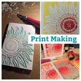 Print Making: Sunflower thumbnail