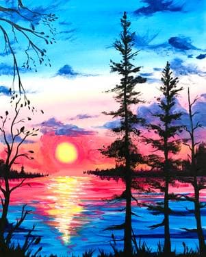 Dawn of New Beginnings - Paint and sip event at Bud's Lounge in Edmonton, AB - PaintNite.com